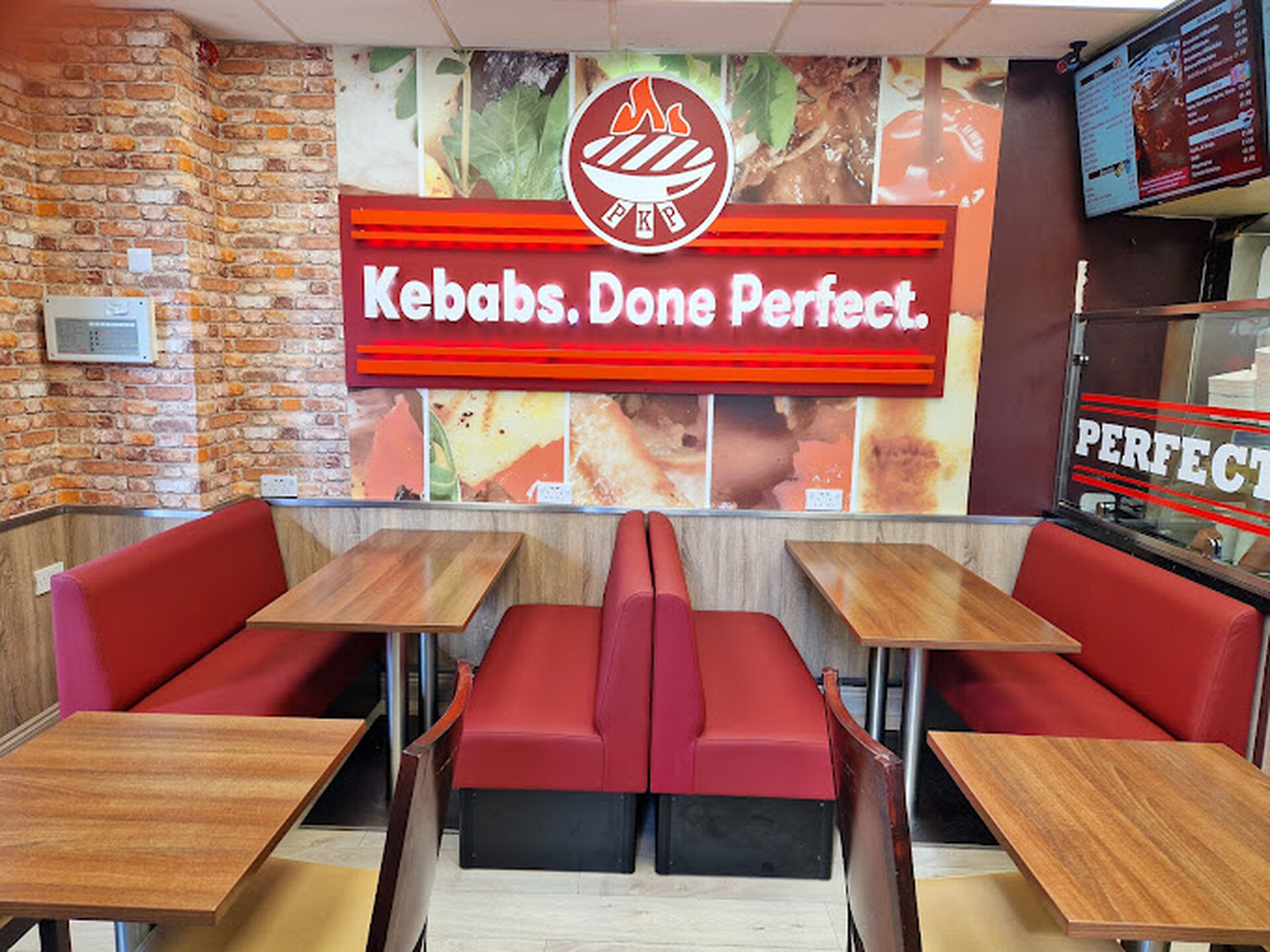 Inside Perfect Kebab, Sandyford