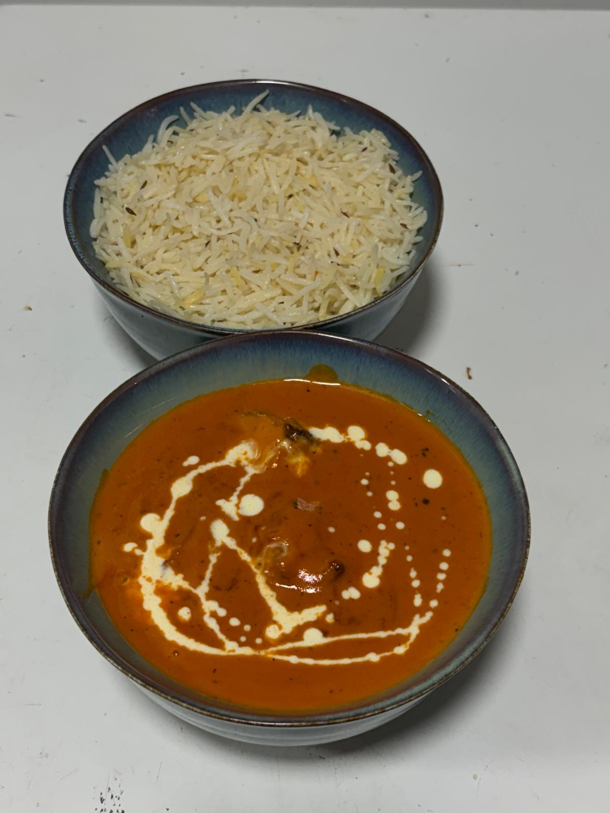 Creamy butter chicken