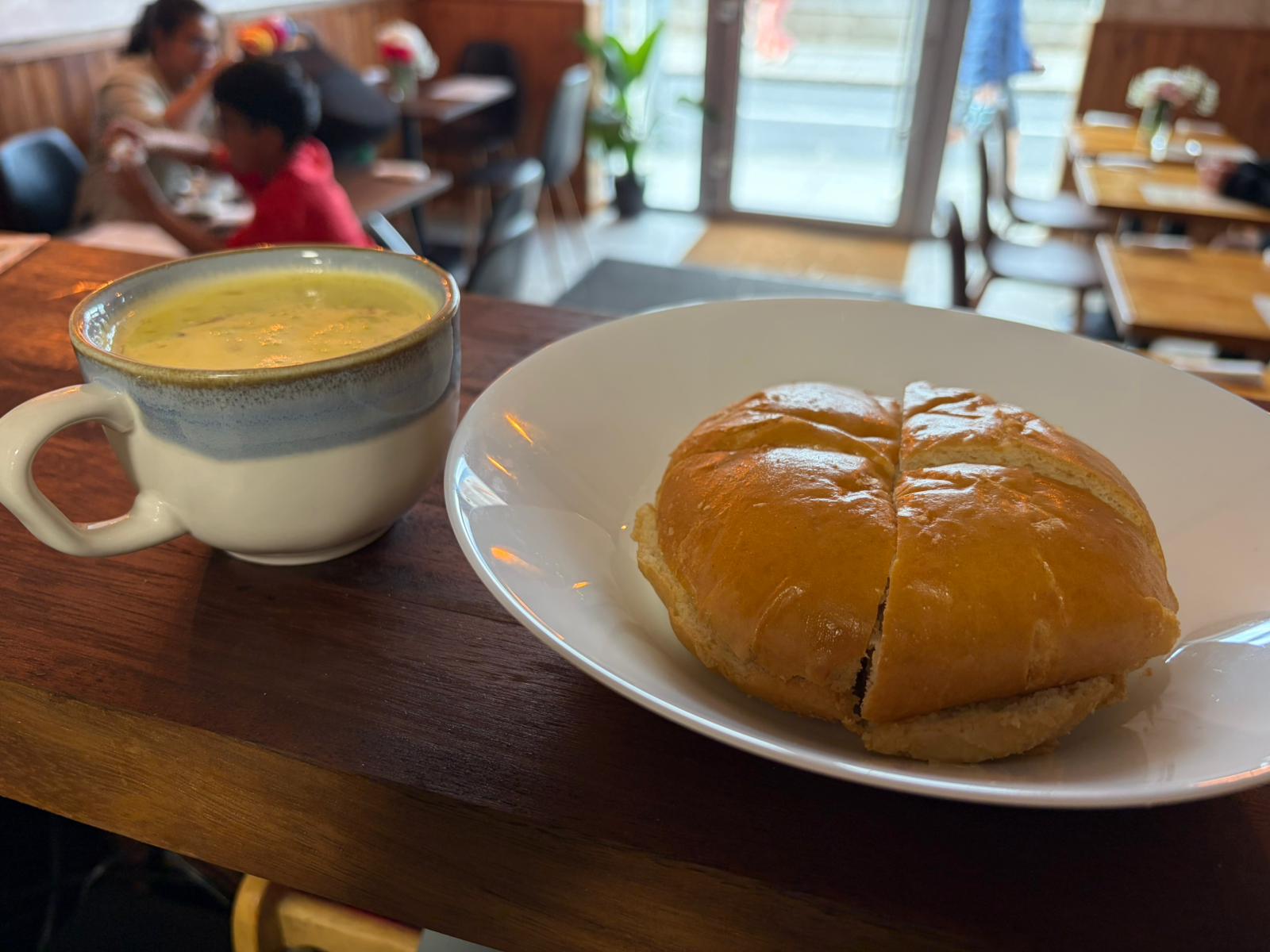 Soup and bun at ANNAM
